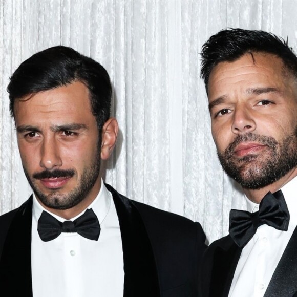 Jwan Yosef et Ricky Martin au dîner de gala caritatif pour la fondation "The Fred Hollows" au Dream Hotel à Los Angeles, le 15 novembre 2017.