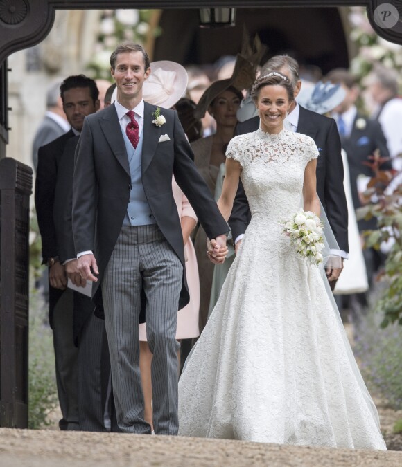 Pippa Middleton lors de son mariage avec James Matthews le 20 mai 2017 à Englefield dans le Berkshir.