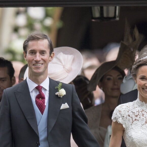 Pippa Middleton lors de son mariage avec James Matthews le 20 mai 2017 à Englefield dans le Berkshir.