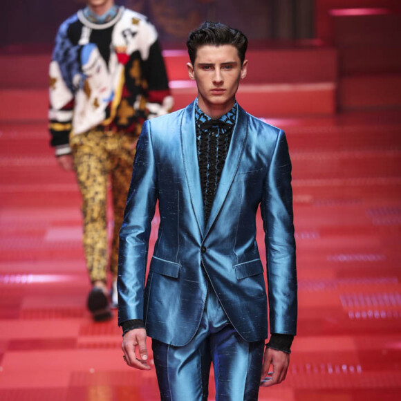 Noé Elmaleh - Défilé de mode "Dolce & Gabbana" à Milan. Le 17 juin 2017.