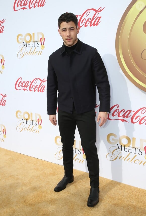 Nick Jonas - Événement "Gold Meets Golden" à Los Angeles le 6 janvier 2018.