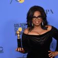Oprah Winfrey (prix Cecil B. DeMille) - Pressroom - 75ème cérémonie annuelle des Golden Globe Awards au Beverly Hilton Hotel à Los Angeles, le 7 janvier 2018. © Chris Delmas/Bestimage