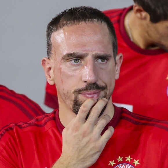 Franck Ribéry - Présentation officielle de l'équipe du Bayern de Munich à Munich le 16 juillet 2015.