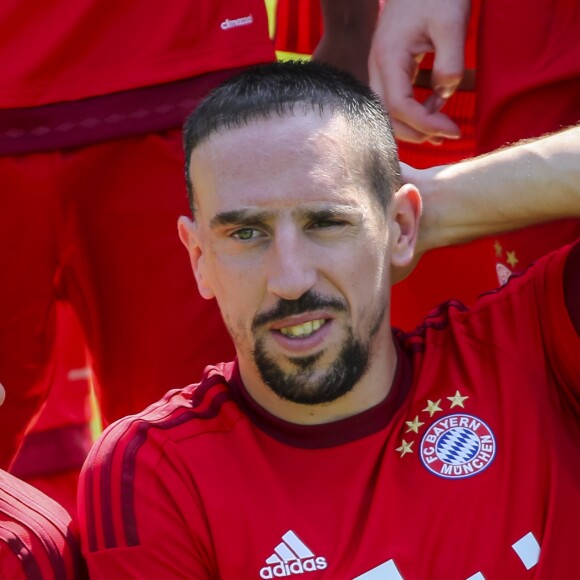 Franck Ribéry - Présentation officielle de l'équipe du Bayern de Munich à Munich le 16 juillet 2015.