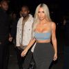 Kim Kardashian et son mari Kanye West à West Hollywood, le 2 novembre 2017.