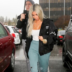 Kim Kardashian à Tarzana, le 9 janvier 2018.