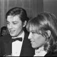 ARCHIVES - Alain Delon et sa femme Nathalie à Paris en novembre 1967.