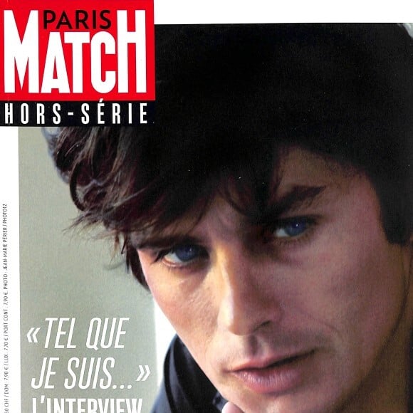 Couverture du hors série Alain Delon de Paris Match, janvier 2018.