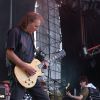 L'ancien guitariste de Motörhead, Fast Eddie Clarke sur scène avec son groupe Fastway en Suède, le 9 juin 2007.