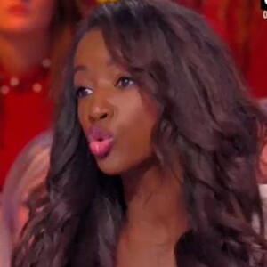 Hapsatou Sy dans "Touche pas à mon poste" le 12 janvier 2018, C8