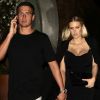 Le nageur américain Ryan Lochte de sortie au Highlight Room avec sa compagne Kayla Rae Reid à Hollywood le 13 juillet 2017