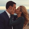 Ryan Lochte et Kayla Rae Reid lors de leurs fiançailles à Malibu le 9 octobre 2016