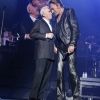 Exclusif - Charles Aznavour - Johnny Hallyday en concert au POPB de Bercy a Paris - Jour 2 de la tournee "Born Rocker Tour". Le 15 juin 2013 15/06/2013 - Paris
