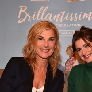 Exclusif - Michèle Laroque et sa fille Oriane Deschamps- Présentation du film de M. Laroque "Brillantissime" en avant-première à Nice aux Pathé Cinémas, le 10 novembre 2017. © Bruno Bebert/Bestimage