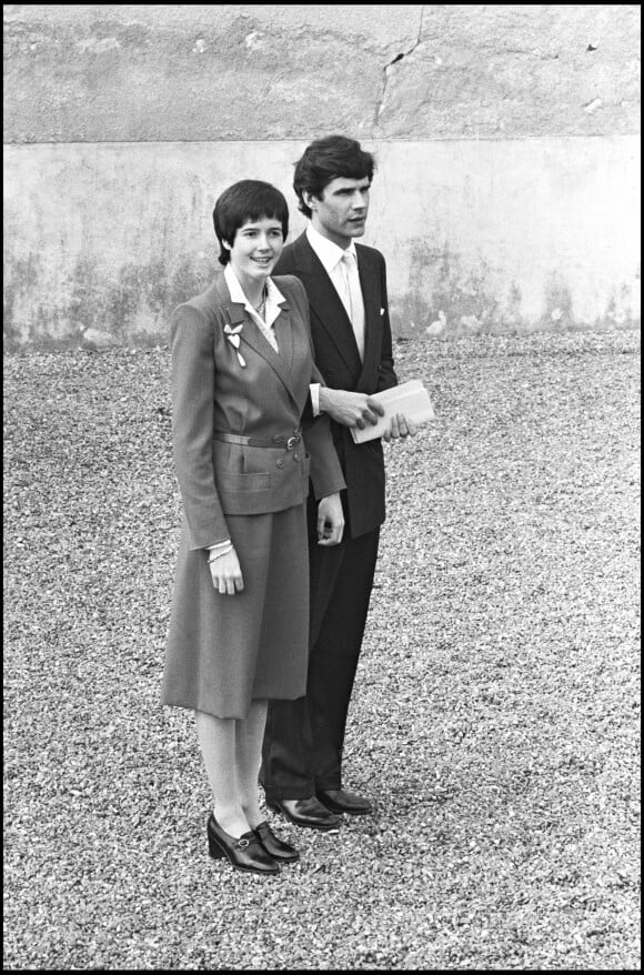Mariage de sa fille Jacinte Giscard d'Estaing en 1979.