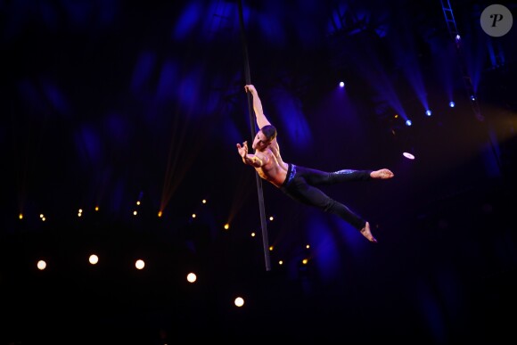 Saulo Sarmiento - Aerial pole - Soirée d'ouverture du 42ème Festival International du Cirque de Monte-Carlo le 16 janvier 2018. © Olivier Huitel/Pool/Bestimage