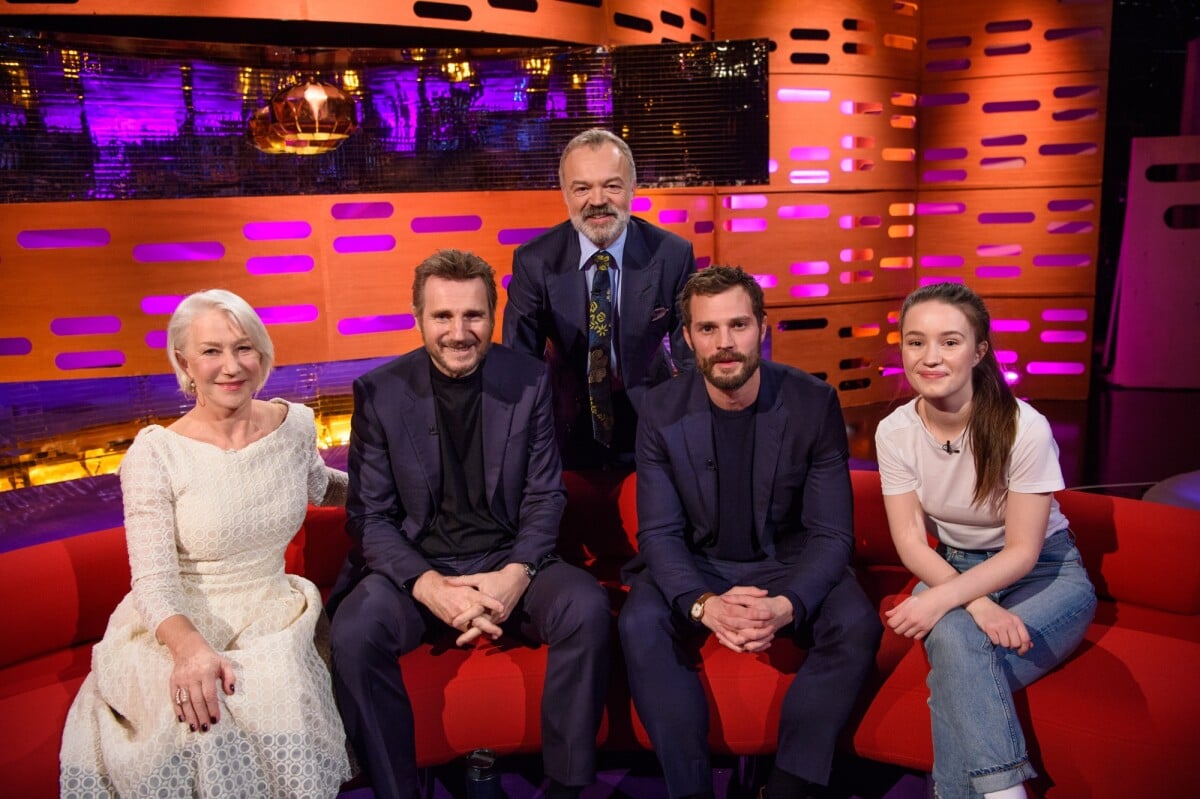 Photo : Helen Mirren, Liam Neeson, Graham Norton, Jamie Dornan et