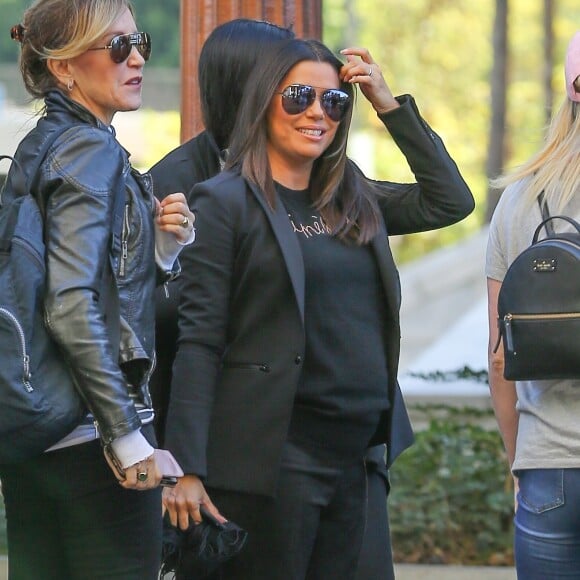 Eva Longoria (enceinte) lors de la Women's March à Los Angeles. Le 20 janvier 2018