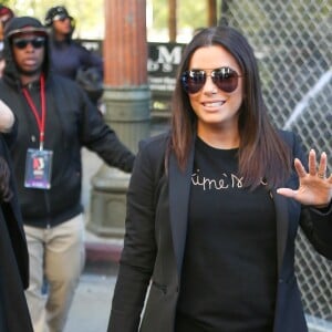 Eva Longoria (enceinte) lors de la Women's March à Los Angeles. Le 20 janvier 2018