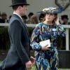 La princesse Eugenie d'York et son compagnon Jack Brooksbank assistent aux courses du Royal Ascot 2017 à Londres le 23 juin 2017.