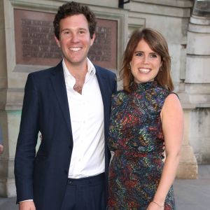 Jack Brooksbank et la princesse Eugenie d'York à la Summer Party "Victoria and Albert Museum" à Londres, le 21 juin 2017. La princesse Eugenie et Jack se sont fiancés en janvier 2018 au Nicaragua et leur mariage sera célébré à Windsor à l'automne 2018, a révélé Buckingham Palace le 22 janvier 2018.