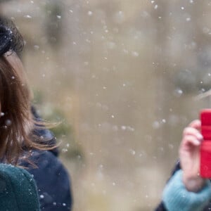 La princesse Eugenie d'York à l'église St Lawrence à Castle Rising le 21 janvier 2018, à la veille de l'annonce de ses fiançailles avec Jack Brooksbank, qui lui a demandé sa main plus tôt le même mois lors d'un séjour au Nicaragua.