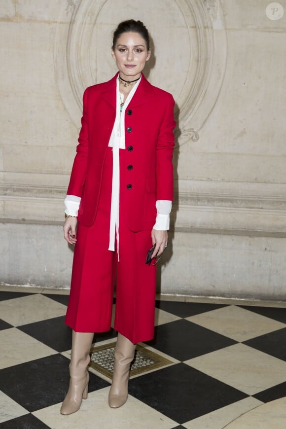 Olivia Palermo - Photocall du défilé de mode "Christian Dior", collection Haute-Couture printemps-été 2018, à Paris. Le 22 janvier 2018 © Olivier Borde / Bestimage