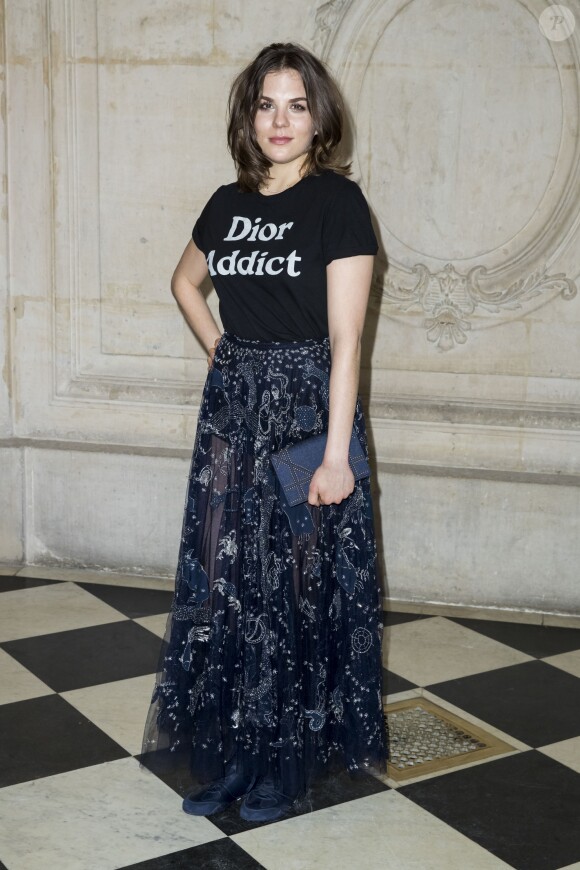Morgane Polanski - Photocall du défilé de mode "Christian Dior", collection Haute-Couture printemps-été 2018, à Paris. Le 22 janvier 2018 © Olivier Borde / Bestimage