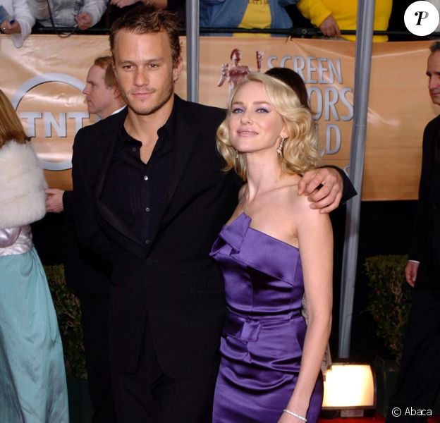Naomi Watts et Heath Ledger en 2004