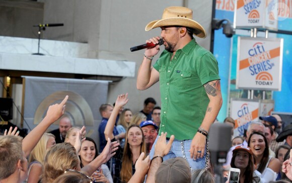 Jason Aldean performs on the NBC Today Show at Rockefeller Center in New York City on August 25, 2017. Photo by Dennis Van Tine/ABACAPRESS.COM25/08/2017 - New York City