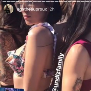 Agathe Auproux et Fanny Maurer à Las Vegas, fin janvier 2018.