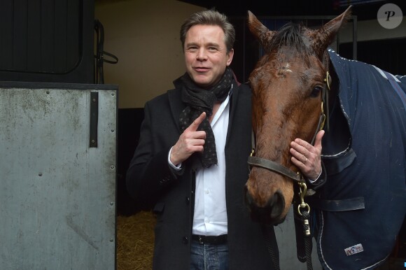 Guillaume de Tonquédec - Célébrités à la 97ème édition du Grand Prix d'Amérique à l'hippodrome de Vincennes à Paris, France, le 28 janvier 2018. © Giancarlo Gorassini/Bestimage