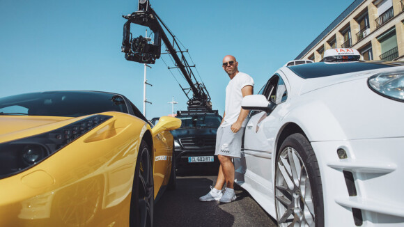 Franck Gastambide sur le tournage de Taxi 5