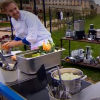 Jeremy Vandernoot  et Camille Delcroix - "Top Chef 2018" sur M6. Le 7 février 2018.
