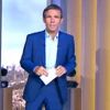 David Pujadas lors du premier numéro de "24h Pujadas, l'info en questions", lundi 28 août 2017 sur LCI.