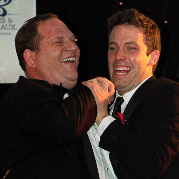 Harvey Weinstein et Ben Affleck à Cannes en mai 1999