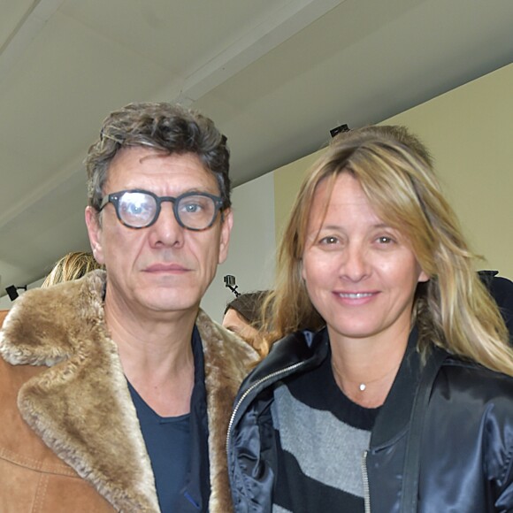 Marc Lavoine et sa femme Sarah Lavoine au défilé de mode de la collection hiver 2018 "Bonpoint" à Paris le 24 janvier 2018. © Giancarlo Gorassini/Bestimage