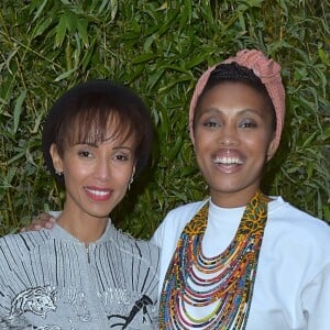 Sonia Rolland et Imany au défilé de mode de la collection hiver 2018 "Bonpoint" à Paris le 24 janvier 2018. © Giancarlo Gorassini/Bestimage