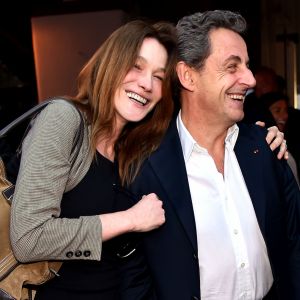 Nicolas Sarkozy et sa femme Carla Bruni-Sarkozy sont allés diner au restaurant "La Petite Maison" après avoir participé aux Journées d'études du Parti Populaire Européen à l'hôtel Méridien à Nice, le 1er juin 2016. © Bruno Bebert/Bestimage