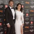 Penélope Cruz et son mari Javier Bardem - Arrivées à la 32 ème cérémonie des Goya Awards 2018 à Madrid le 3 Février 2018