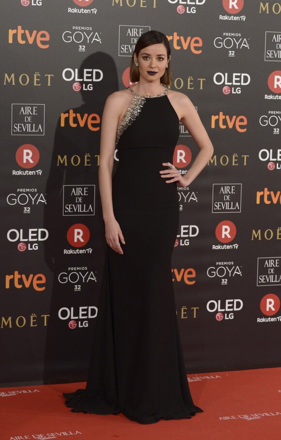 Dafne Fernandez - Arrivées à la 32 ème cérémonie des Goya Awards 2018 à Madrid le 3 Février 2018