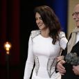 Carlos Saura et Penelope Cruz - Scène - 32 ème Cérémonie des Goya Awards 2018 à Madrid le 3 février 2018