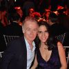 Exclusif - Franck Dubosc (Parrain de la Tsédaka 2017) et sa femme Danièle - Soirée de gala du 25ème anniversaire de la "Tsédaka" (Solidarité de la Communauté Juive de France envers les israélites et non israélites démunis) au Pavillon Vendôme à Paris, le 27 novembre 2017. © Erez Lichtfeld/Bestimage