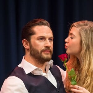 La statue de cire de Tom Hardy chez Madame Tussauds, avec un coeur qui bat, dévoilée à Londres le 8 février 2018.