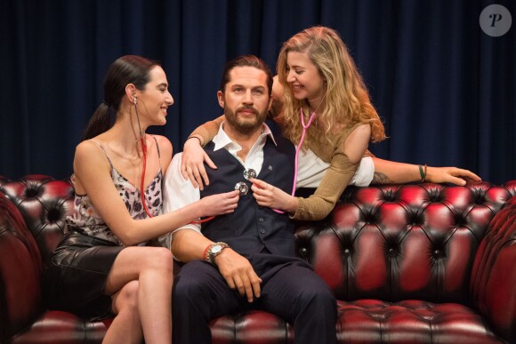 La statue de cire de Tom Hardy chez Madame Tussauds, avec un coeur qui bat, dévoilée à Londres le 8 février 2018.