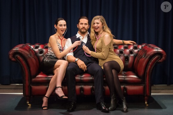 La statue de cire de Tom Hardy chez Madame Tussauds, avec un coeur qui bat, dévoilée à Londres le 8 février 2018.