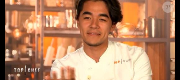 Geoffrey lors du quatrième épisode de "Top Chef" diffusé le 21 février 2018 sur M6.