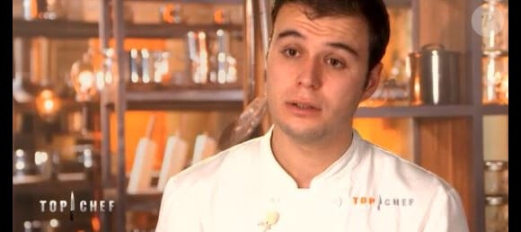 Adrien lors du quatrième épisode de "Top Chef" diffusé le 21 février 2018 sur M6.