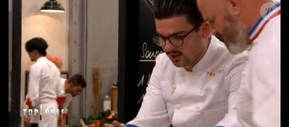 Camille lors du quatrième épisode de "Top Chef" diffusé le 21 février 2018 sur M6.