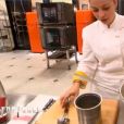 Justine lors du quatrième épisode de "Top Chef" diffusé le 21 février 2018 sur M6.